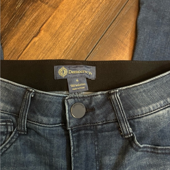 Democracy Boot Cut Ab solution tummy control women’s jeans business dark wash s4 - Picture 4 of 7